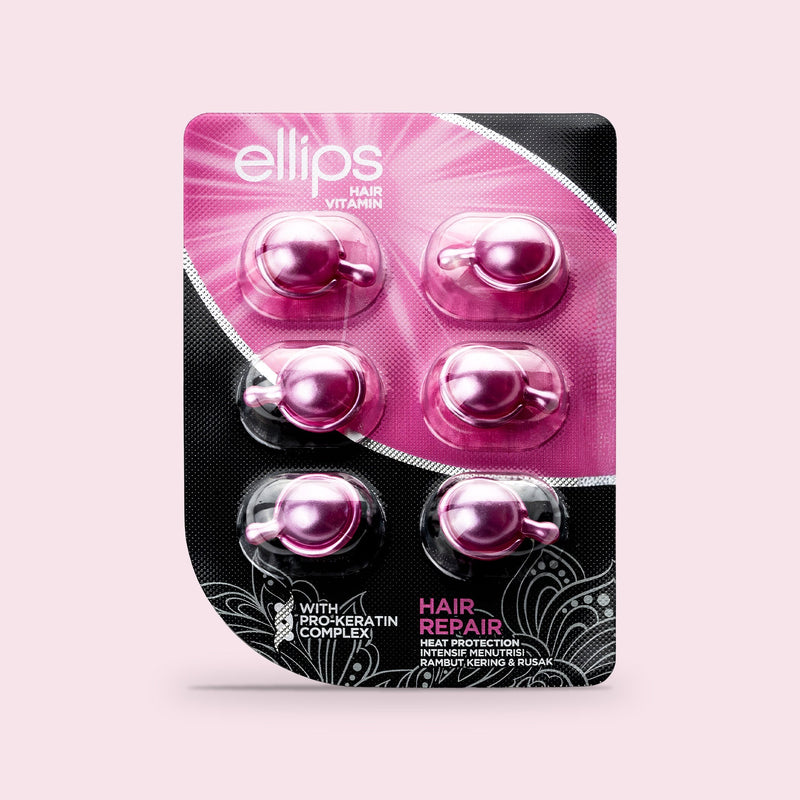 Ellips Hair Repair i provstorlek: blisterförpackning med 6 kapslar hårolja