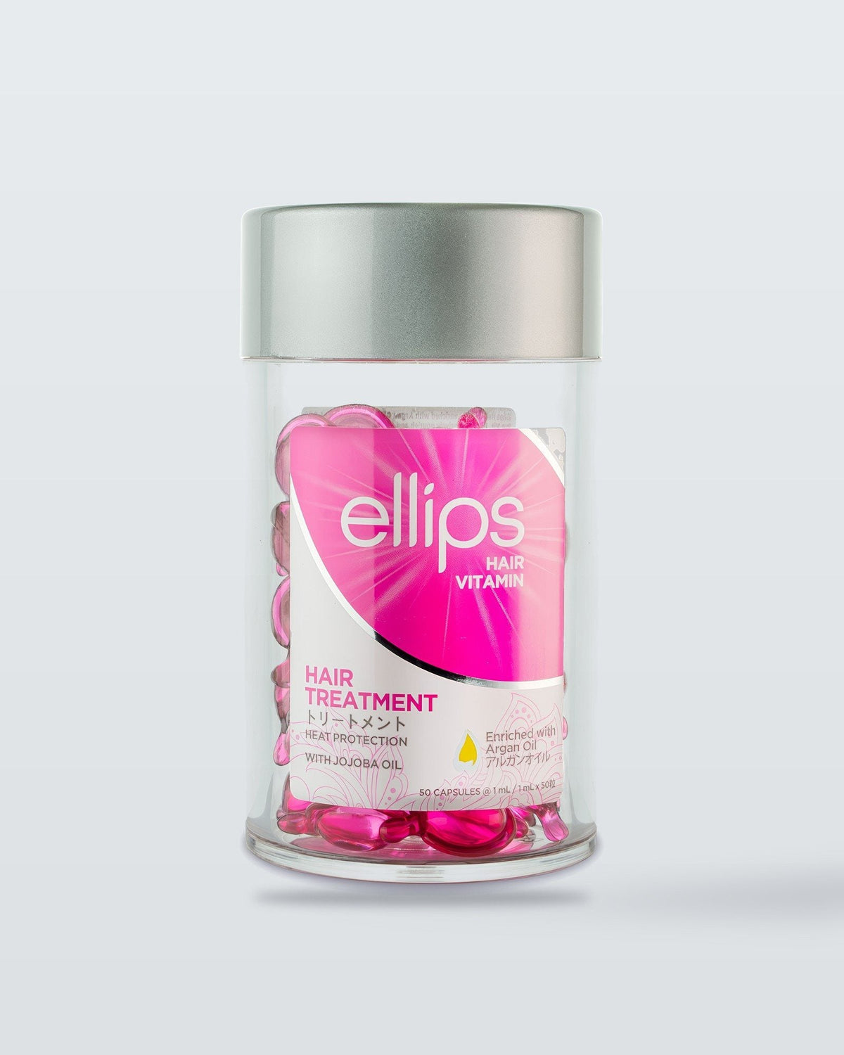 En burk Ellips Hair Treatment, hårolja i kapslar