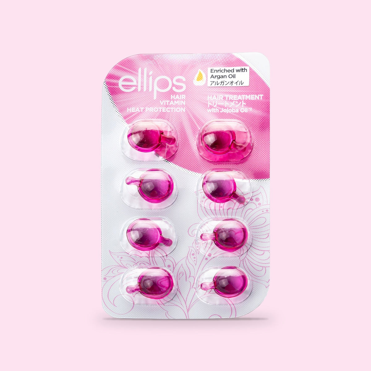 Ellips Hair Treatment i provstorlek: blisterförpackning med 8 kapslar hårolja
